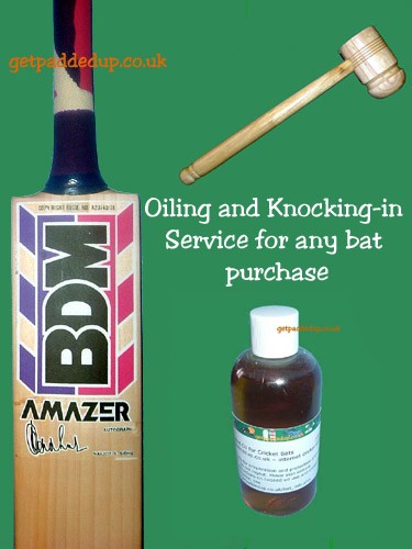 CRICKET BAT OILING AND KNOCKING-IN CRICKET BAT OILING AND KNOCKING-IN
