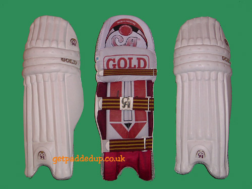 GOLD CRICKET BATTING PADS (BOYS)