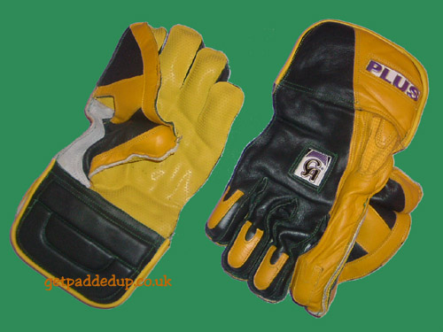 PLUS CRICKET WICKET-KEEPING GLOVES (Grn/Yel) PLUS CRICKET WICKET-KEEPING GLOVES (Grn/Yel)