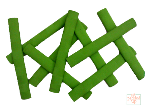 CHEVRON CRICKET BAT GRIP (LIME GREEN)