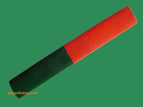 OCTOPUS HALF-N-HALF CRICKET BAT GRIP (GREEN/ORANGE)