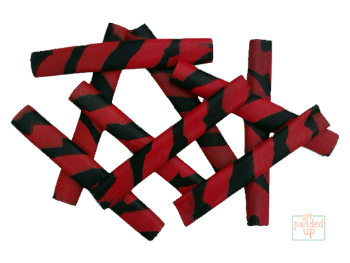 OCTOPUS SPLASH-SPIRAL CRICKET BAT GRIP (RED/BLACK)
