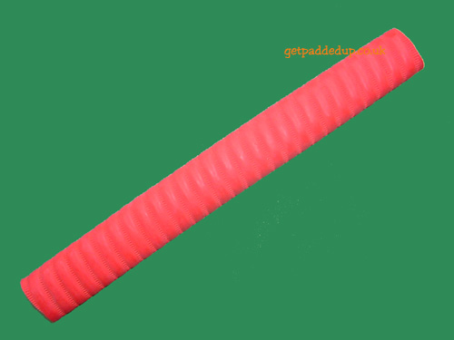 SPIRAL COIL CRICKET BAT GRIP (RED)