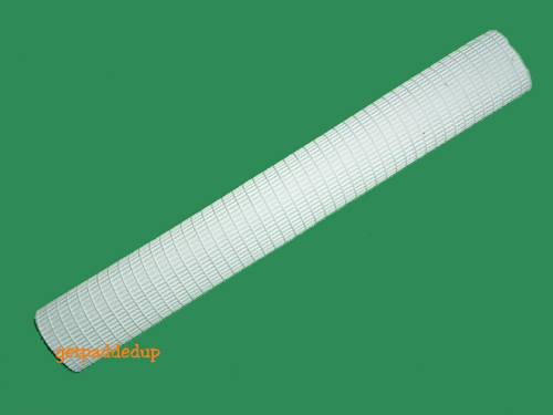 RIBBED CRICKET BAT GRIP (WHITE)