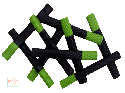SCALE/SNAKE CRICKET BAT GRIP (BLACK/LIME GREEN)