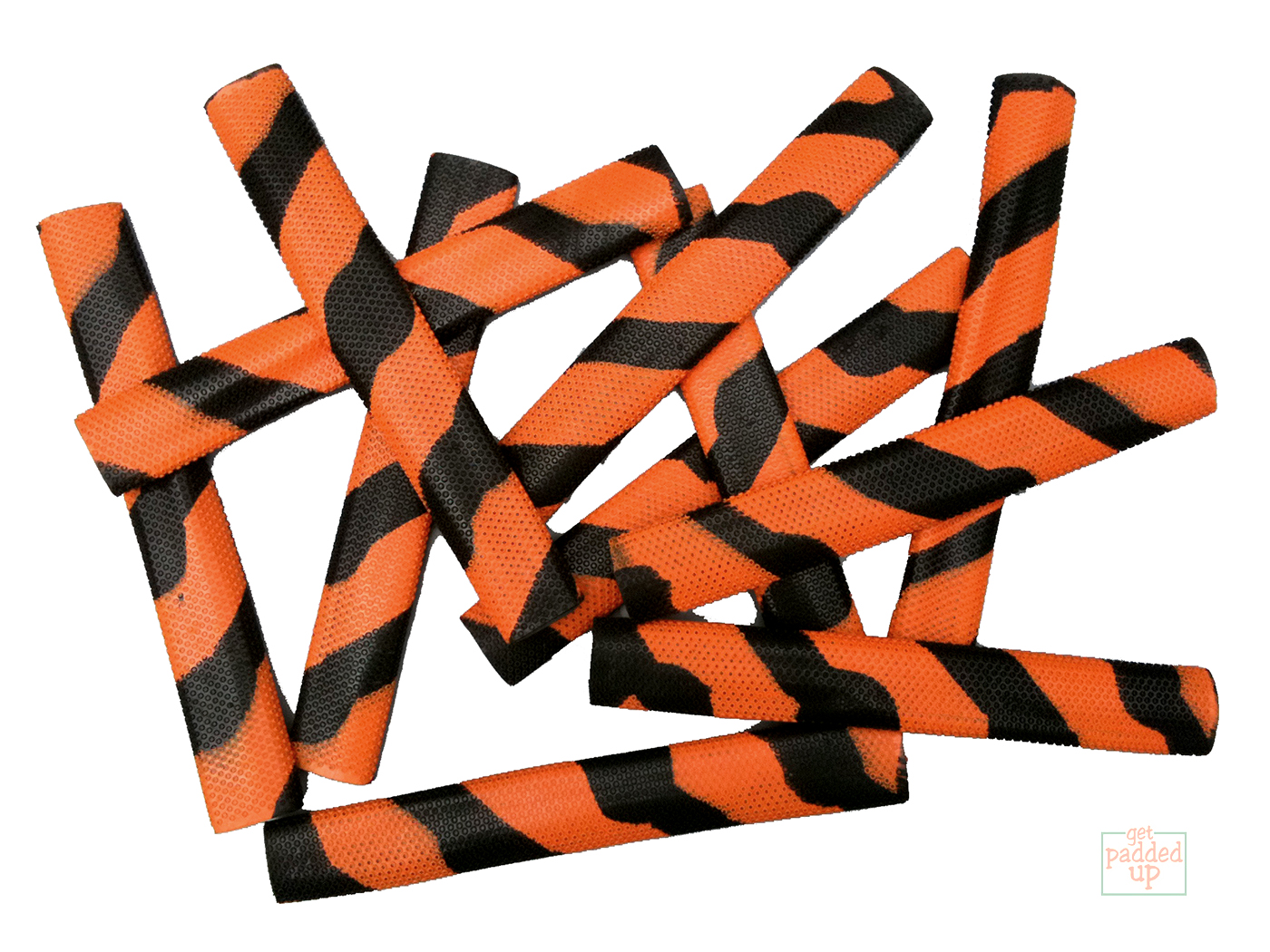 OCTOPUS SPLASH-SPIRAL CRICKET BAT GRIP (ORANGE/BLACK)