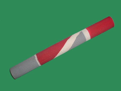 MULTI-COLOUR DESIGN CRICKET BAT GRIP (GREY/RED)